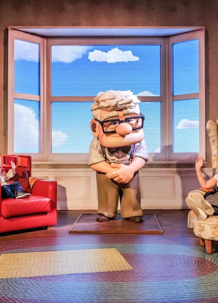 People sitted in Up Room